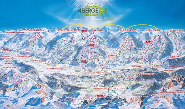 mapa Schladming